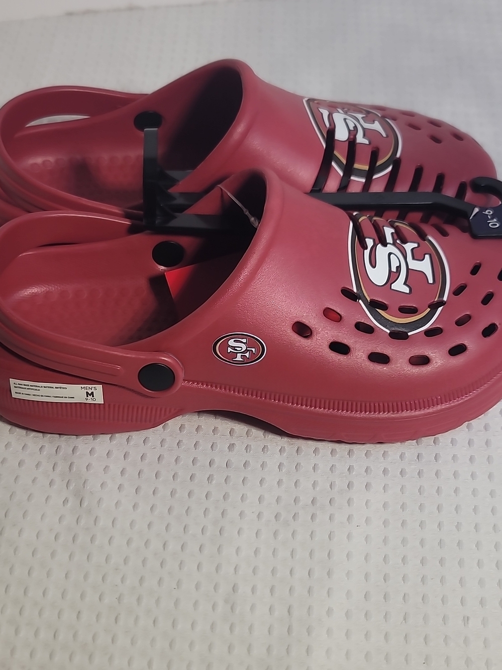 San Francisco 49ers Red Fan Clog Shoes
